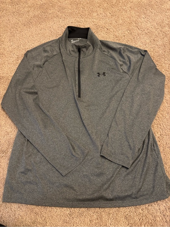Under Armour Other - Under Armour Gray Heather 1/4 Zip Performance Pullover